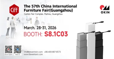 DewertOkin Technology Group esporrà alla 57ª Fiera Internazionale del Mobilio della Cina