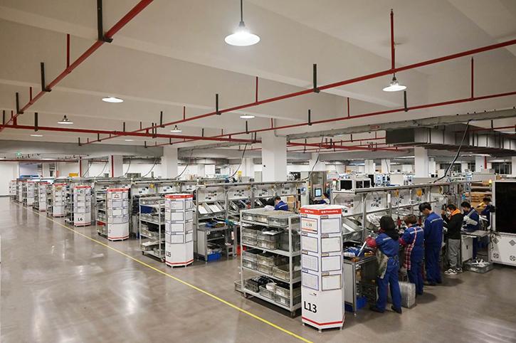 7. Linea di assemblaggio finale dell'attuatore